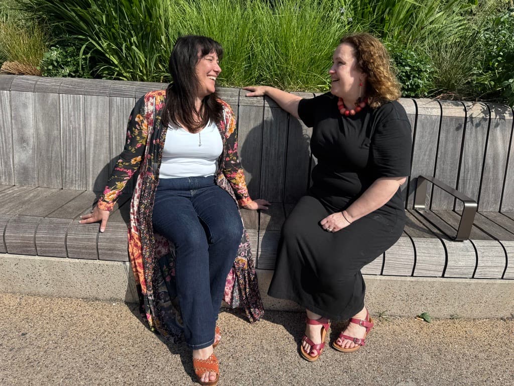 Louise Harrington and Lucy Williams, co-founders of Childhood is Now